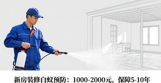 灭白蚁报价多少合理？一次收费300元起，按次还是按面积？