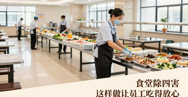 食堂除四害 这样做让员工吃得放心